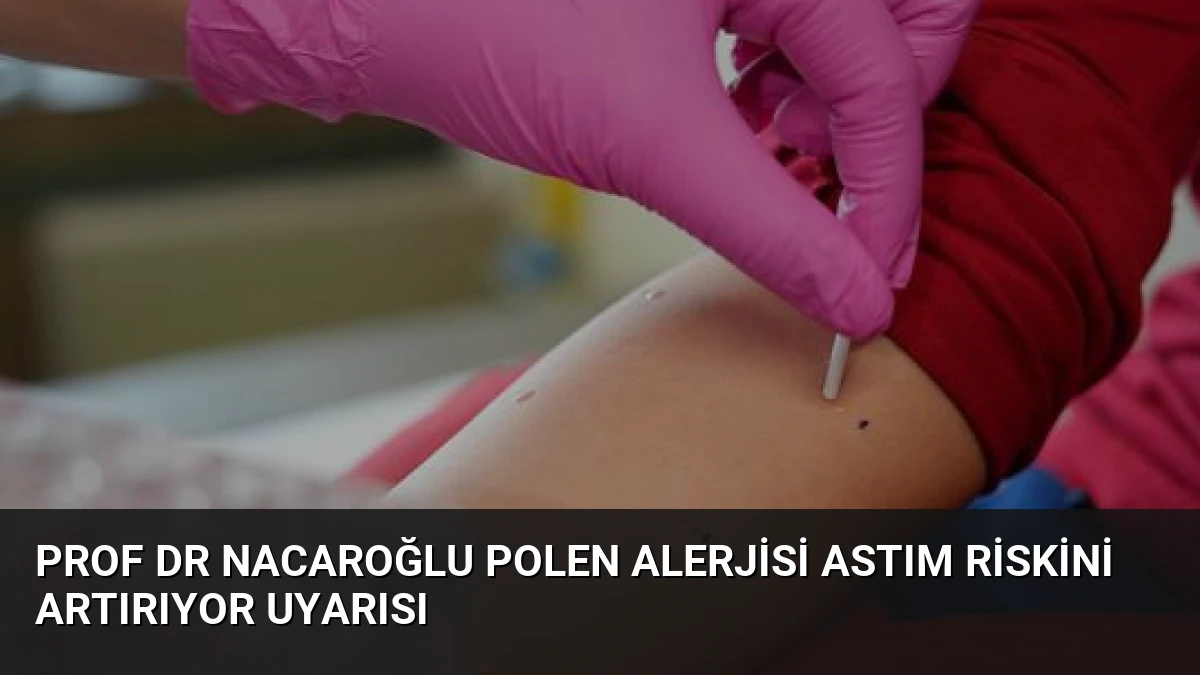 Prof Dr Nacaroğlu Polen Alerjisi Astım Riskini Artırıyor Uyarısı