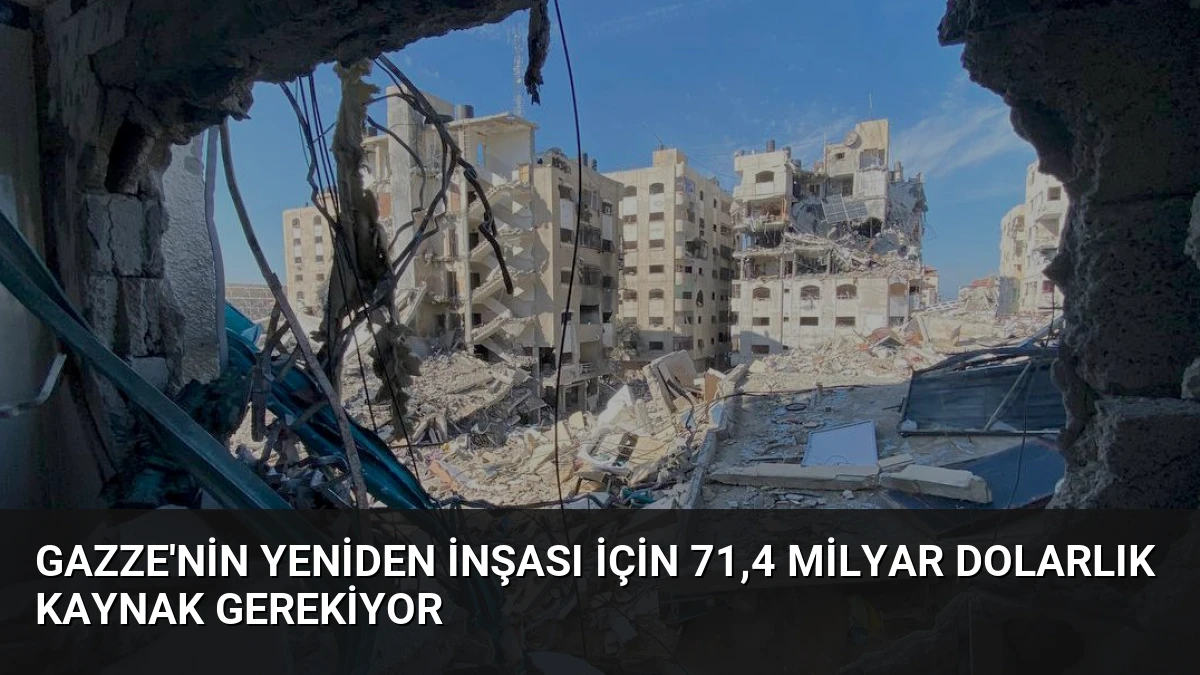 Gazze’nin Yeniden İnşası İçin 71,4 Milyar Dolarlık Kaynak Gerekiyor