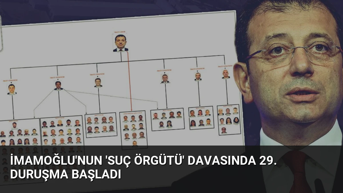 İmamoğlu’nun ‘suç örgütü’ davasında 29. duruşma başladı