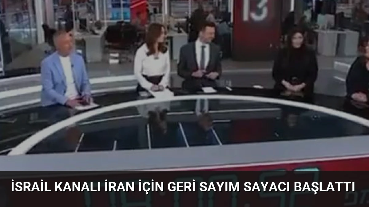 İsrail Kanalı İran İçin Geri Sayım Sayacı Başlattı