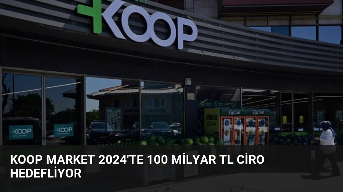 KOOP Market 2024’te 100 Milyar TL Ciro Hedefliyor