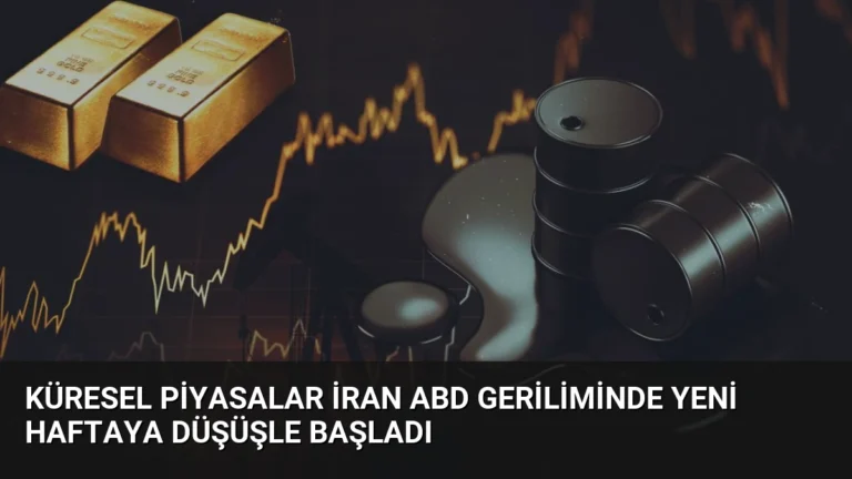 Küresel Piyasalar İran ABD Geriliminde Yeni Haftaya Düşüşle Başladı