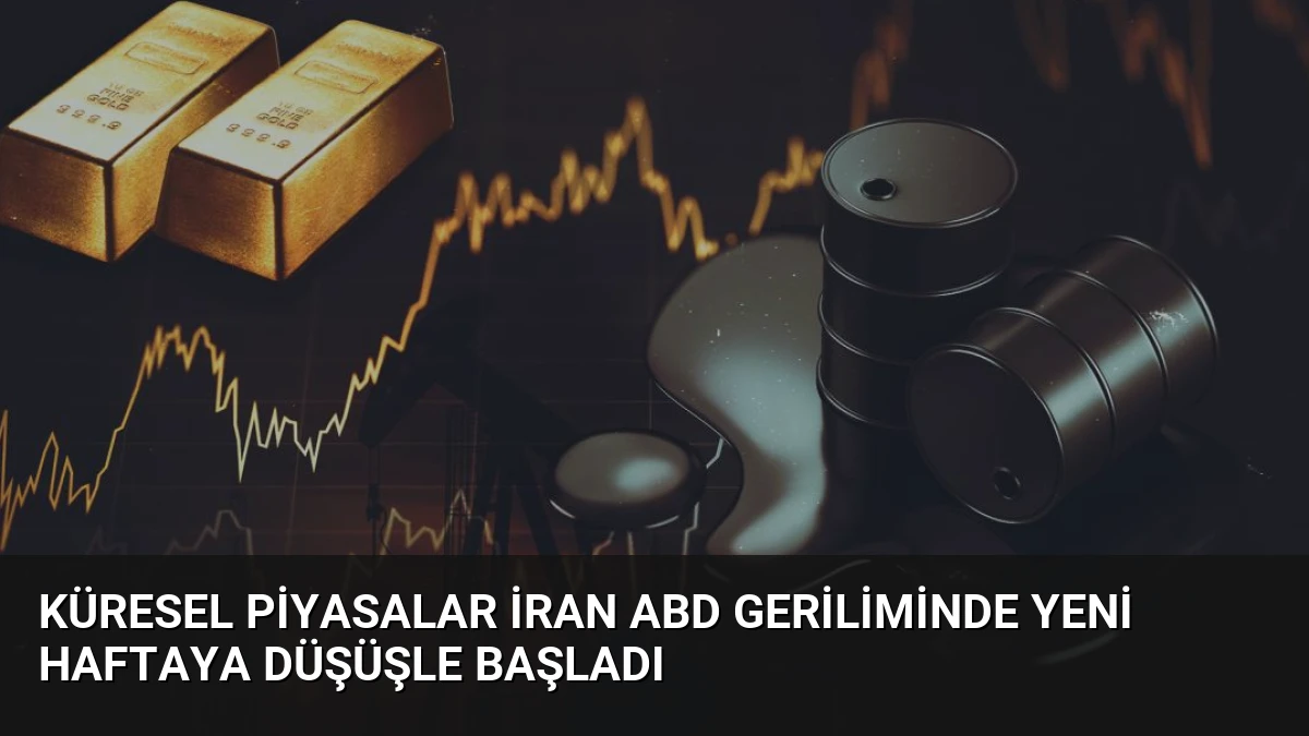Küresel Piyasalar İran ABD Geriliminde Yeni Haftaya Düşüşle Başladı