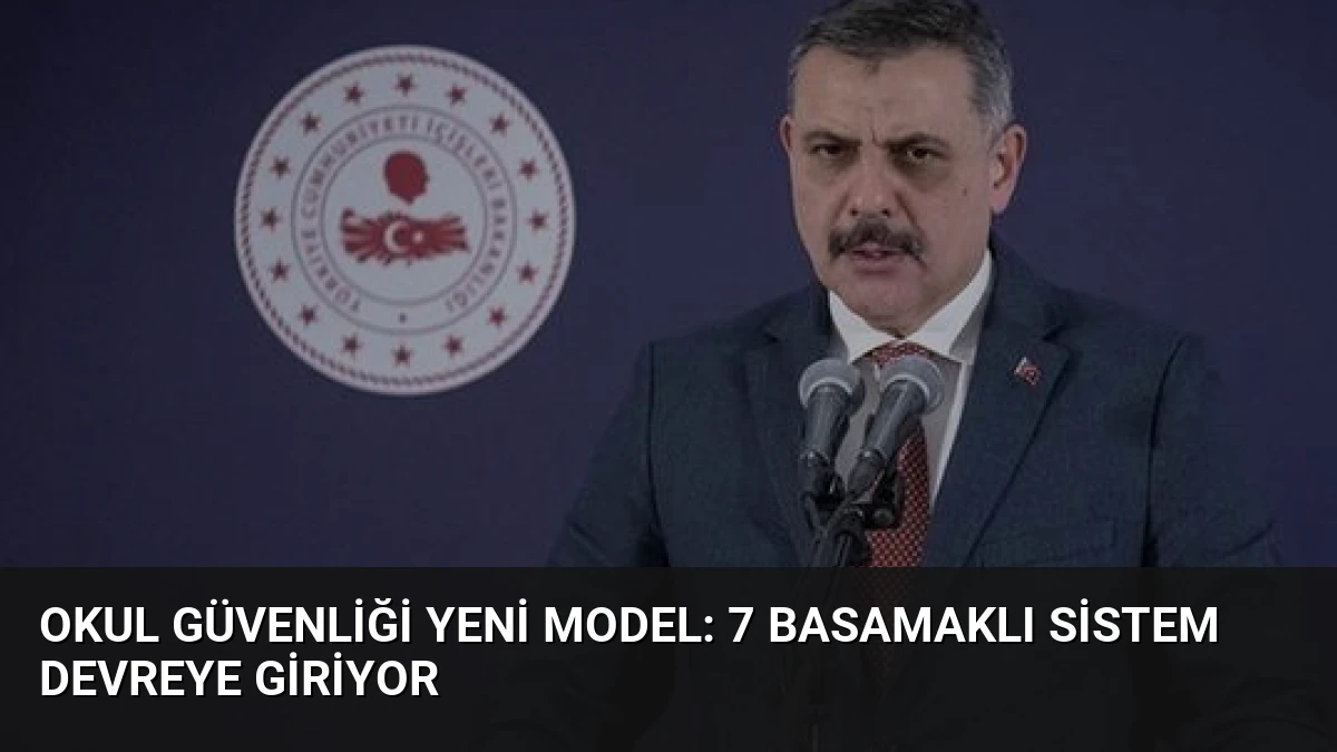 Okul Güvenliği Yeni Model: 7 Basamaklı Sistem Devreye Giriyor