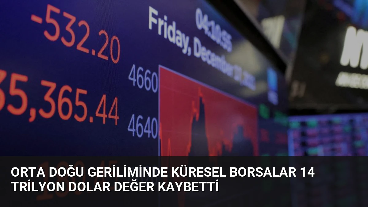 Orta Doğu Geriliminde Küresel Borsalar 14 Trilyon Dolar Değer Kaybetti