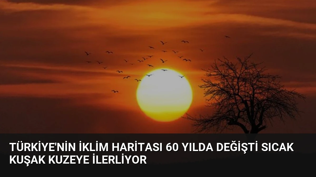 Türkiye’nin İklim Haritası 60 Yılda Değişti Sıcak Kuşak Kuzeye İlerliyor