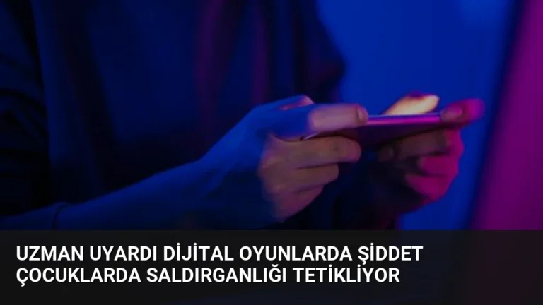 Uzman Uyardı Dijital Oyunlarda Şiddet Çocuklarda Saldırganlığı Tetikliyor