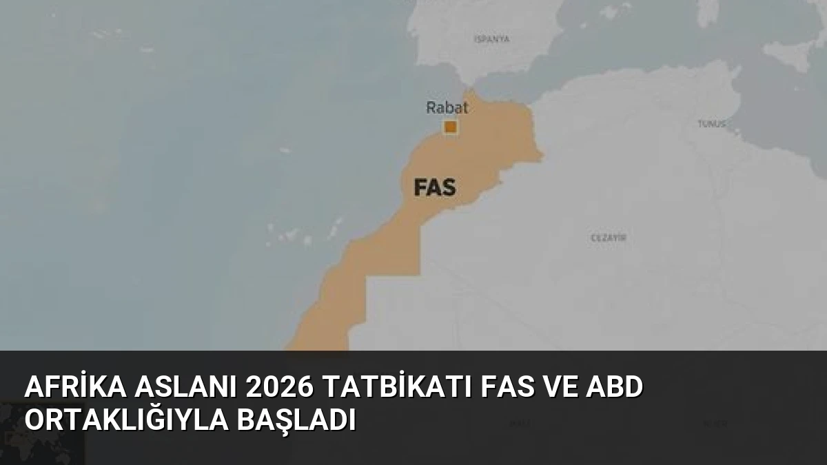 Afrika Aslanı 2026 Tatbikatı Fas ve ABD Ortaklığıyla Başladı