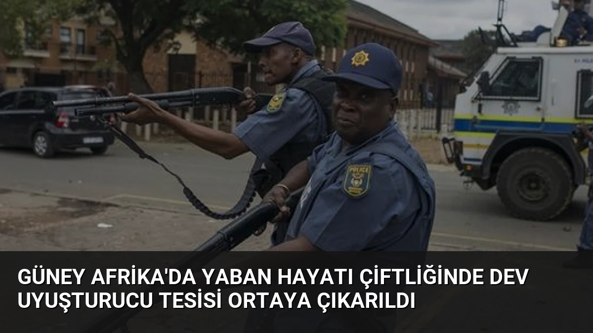 Güney Afrika’da Yaban Hayatı Çiftliğinde Dev Uyuşturucu Tesisi Ortaya Çıkarıldı