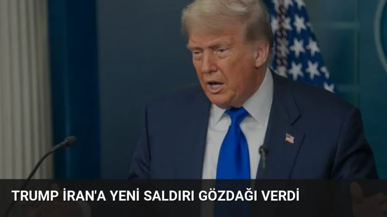 Trump İran’a Yeni Saldırı Gözdağı Verdi