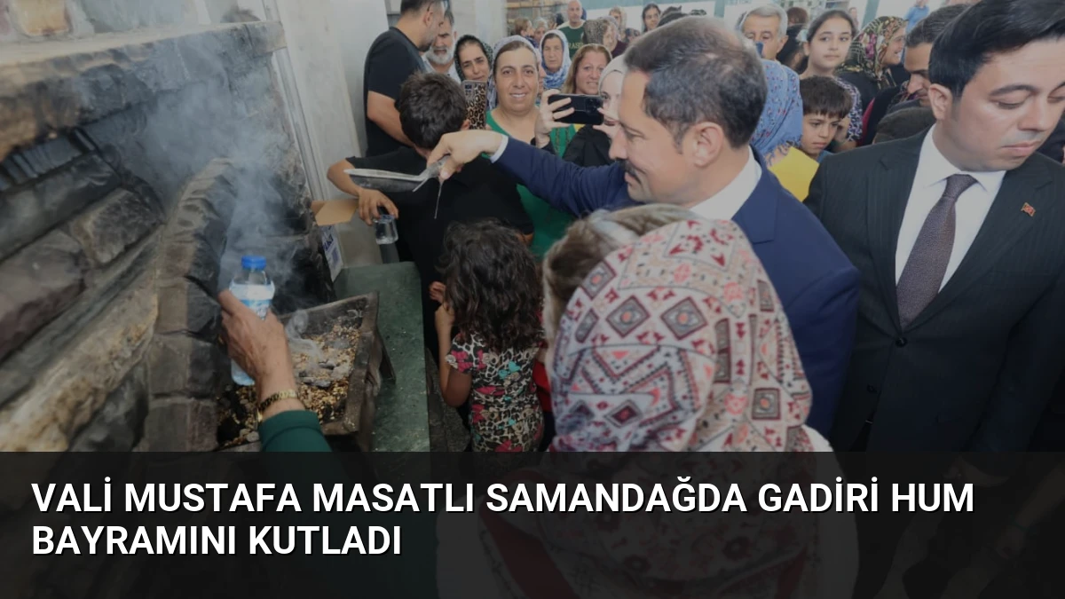 Vali Mustafa Masatlı Samandağda Gadiri Hum Bayramını Kutladı