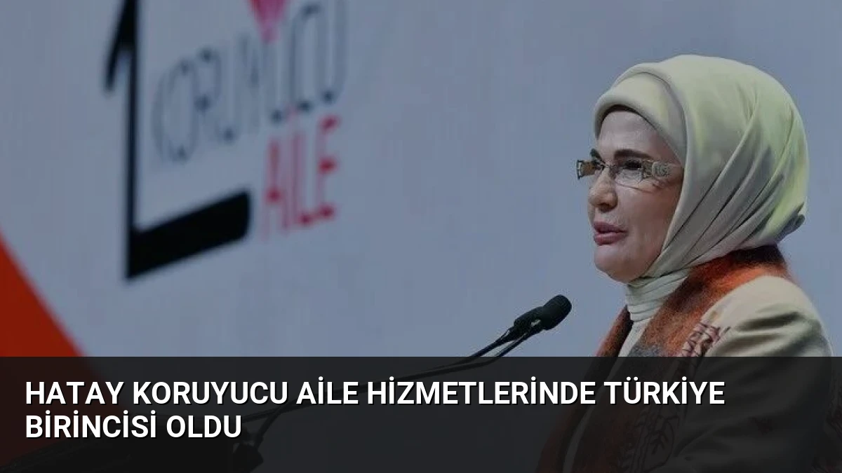 Hatay Koruyucu Aile Hizmetlerinde Türkiye Birincisi Oldu