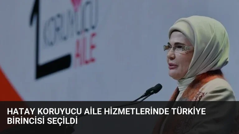 Hatay Koruyucu Aile Hizmetlerinde Türkiye Birincisi Seçildi