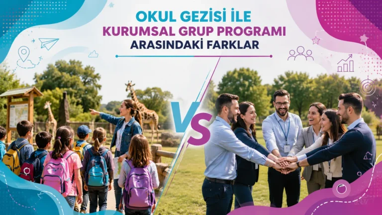 Okul Gezisi ile Kurumsal Grup Programı Arasındaki Farklar