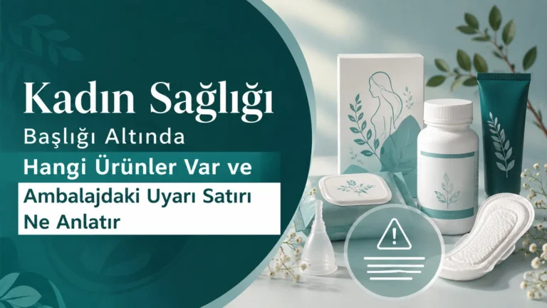 Kadın Sağlığı Başlığı Altında Hangi Ürünler Var ve Ambalajdaki Uyarı Satırı Ne Anlatır