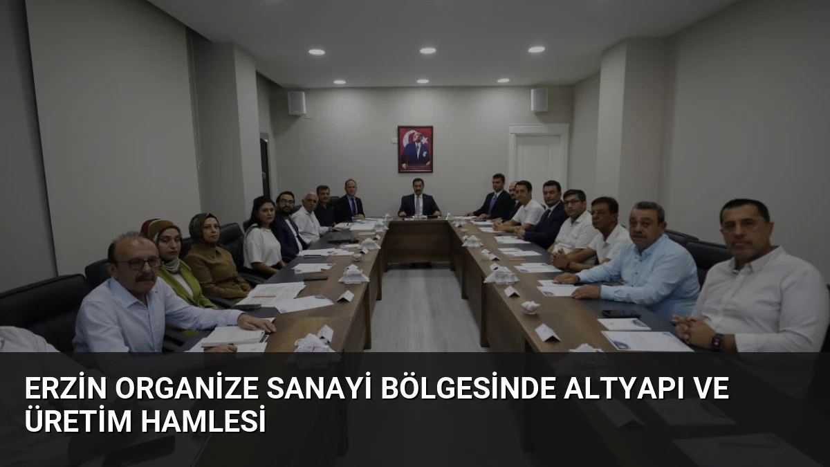 Erzin Organize Sanayi Bölgesinde Altyapı ve Üretim Hamlesi