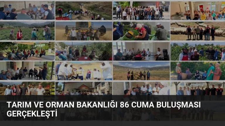 Tarım ve Orman Bakanlığı 86 Cuma Buluşması Gerçekleşti