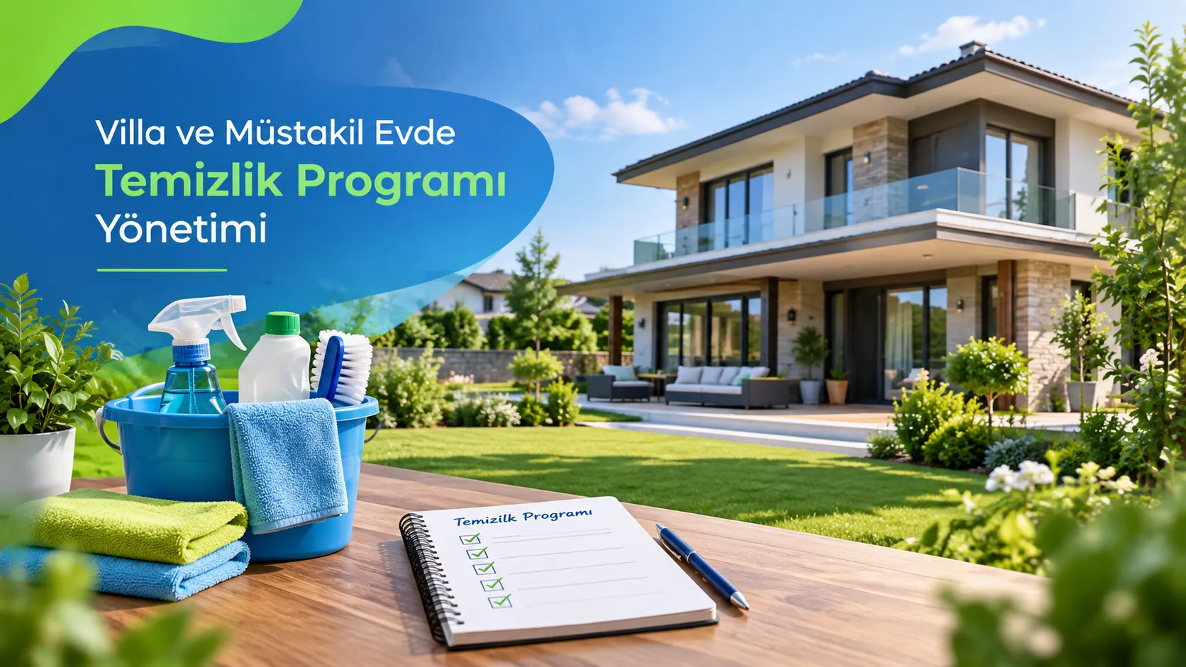 Villa ve Müstakil Evde Temizlik Programı Yönetimi
