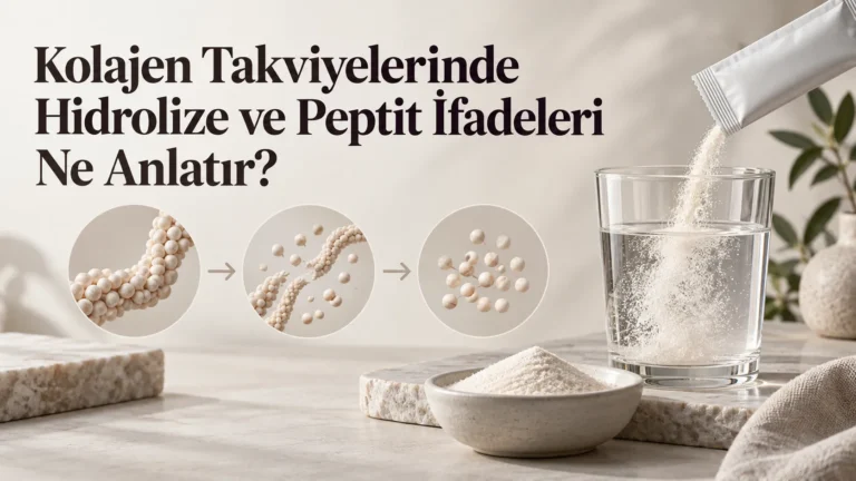 Kolajen Takviyelerinde Hidrolize ve Peptit İfadeleri Ne Anlatır?