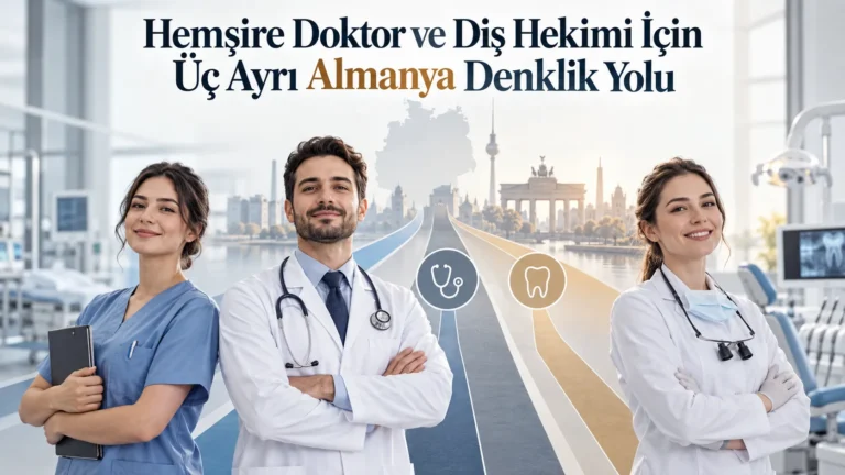 Hemşire Doktor ve Diş Hekimi İçin Üç Ayrı Almanya Denklik Yolu