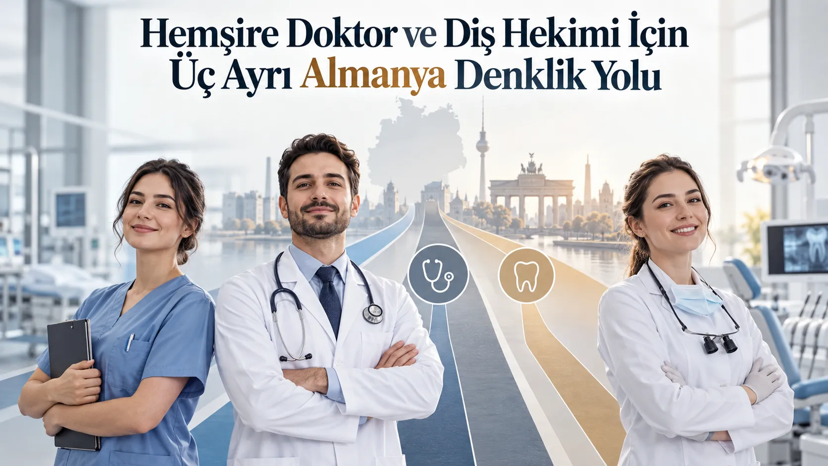 Hemşire Doktor ve Diş Hekimi İçin Üç Ayrı Almanya Denklik Yolu