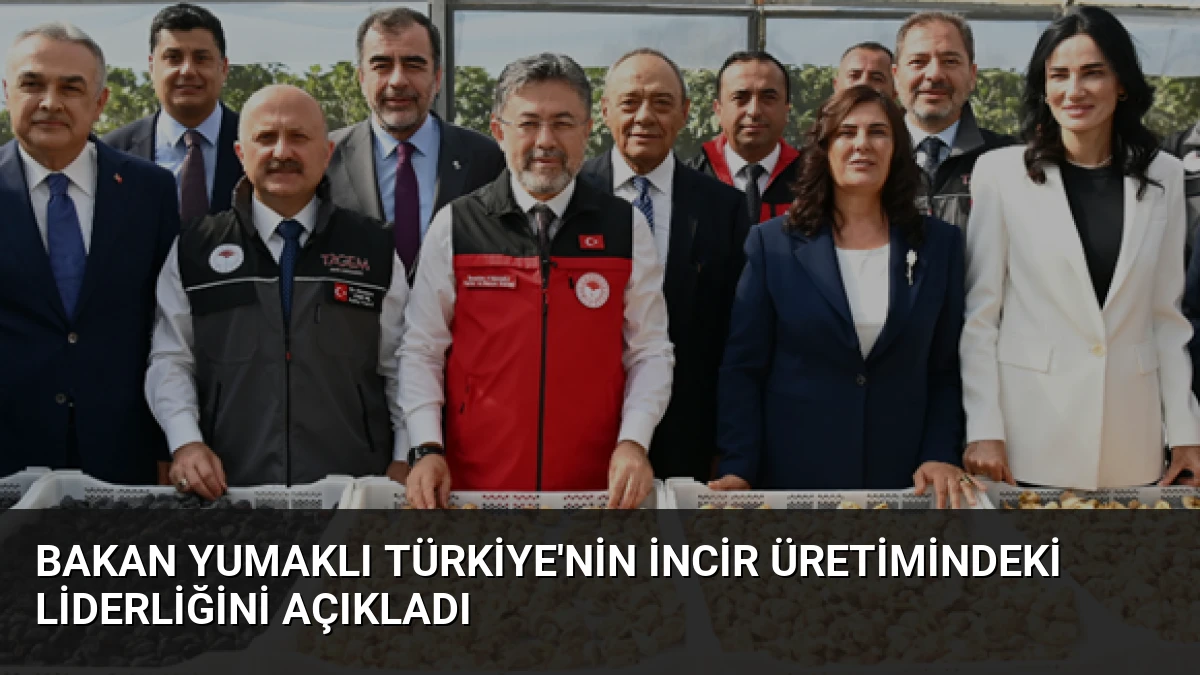 Bakan Yumaklı Türkiye’nin İncir Üretimindeki Liderliğini Açıkladı