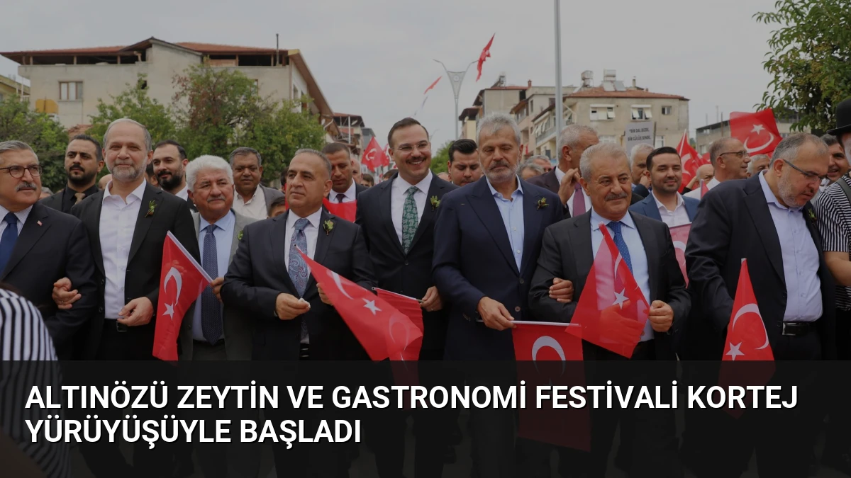 Altınözü Zeytin ve Gastronomi Festivali Kortej Yürüyüşüyle Başladı