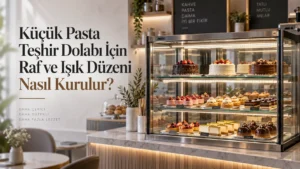 Küçük Pasta Teşhir Dolabı İçin Raf ve Işık Düzeni Nasıl Kurulur?