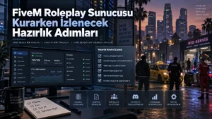 FiveM Roleplay Sunucusu Kurarken İzlenecek Hazırlık Adımları