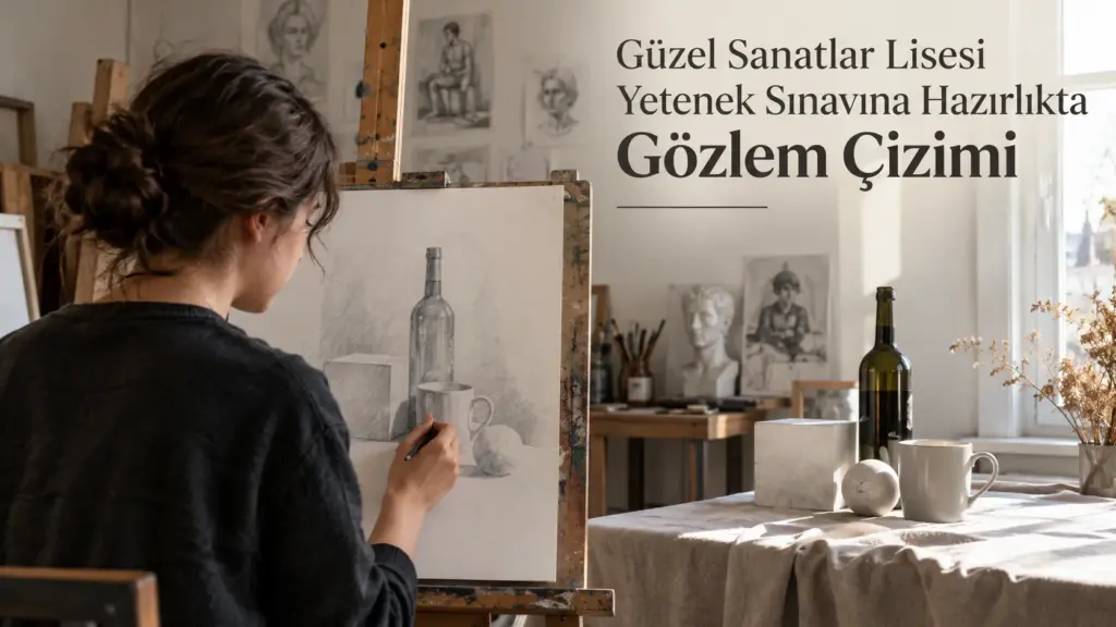 Güzel Sanatlar Lisesi Yetenek Sınavına Hazırlıkta Gözlem Çizimi