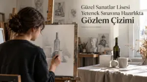 Güzel Sanatlar Lisesi Yetenek Sınavına Hazırlıkta Gözlem Çizimi
