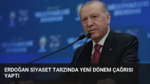 Erdoğan Siyaset Tarzında Yeni Dönem Çağrısı Yaptı